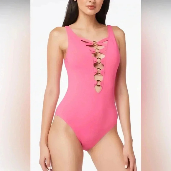 BLEU BY ROD BEATTIE RING ME UP LACE DOWN ONE SIZE 8 - Picture 3 of 11